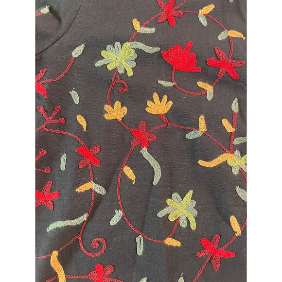 vintage dead stock 100% cotton BFA Classics embroidered light jacket SZ PXL - Picture 6 of 8